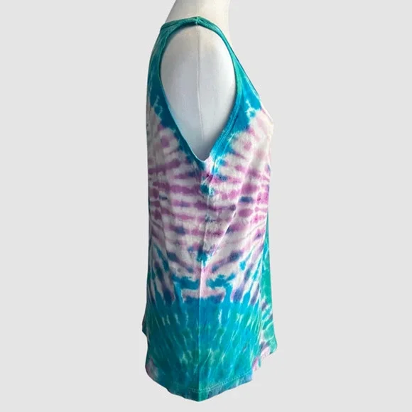 Tomcat Tie Dye Creations Women's Tank Multi Color, NWT-Size Medium - Picture 4 of 6